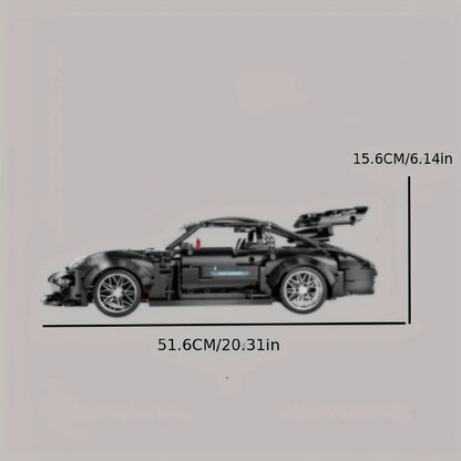 Black High-Precision Assembly Toy Car Model of The Bull Demon King