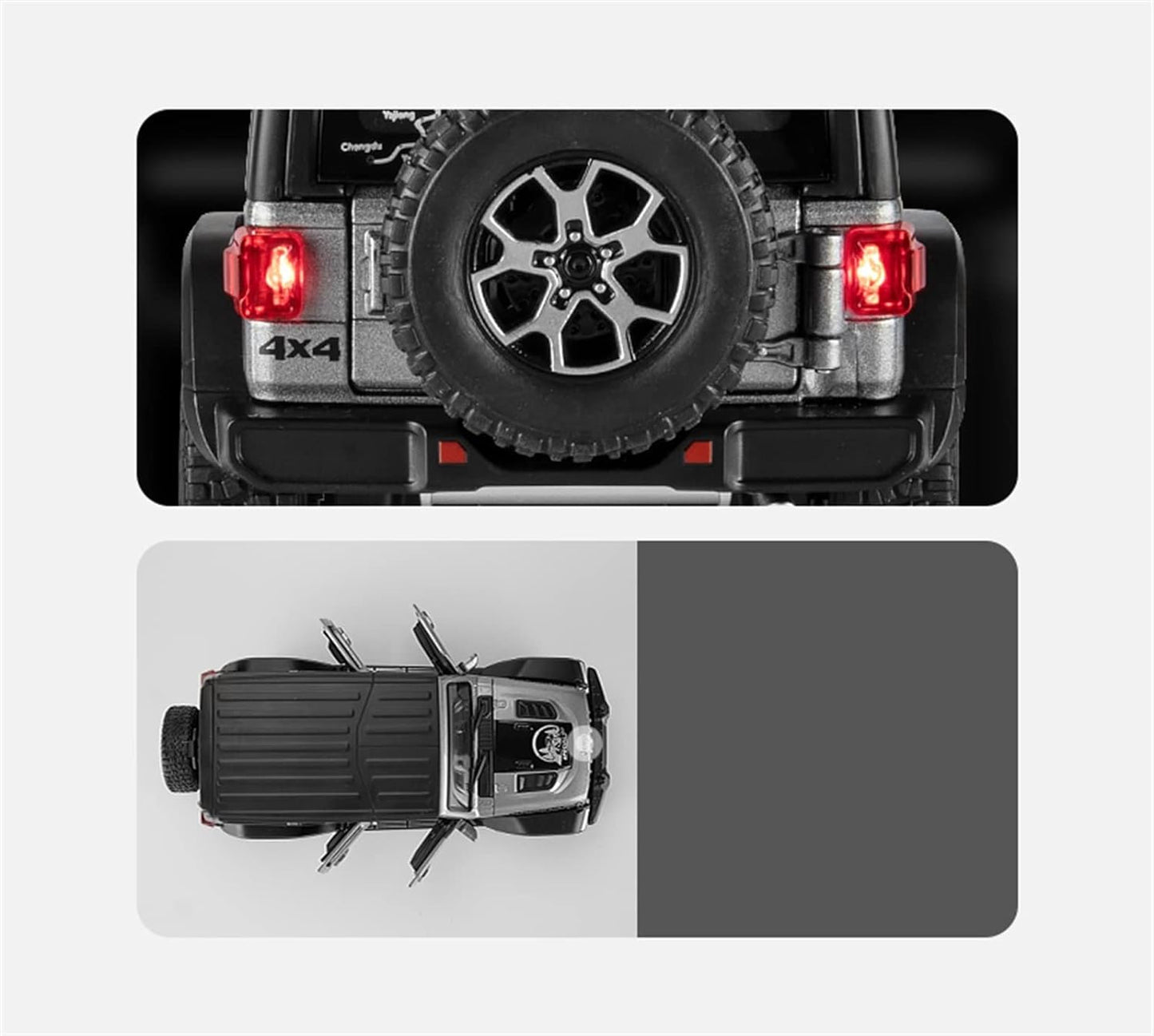 Alloy Die Cast 1/22 for Jeeps Wrangler