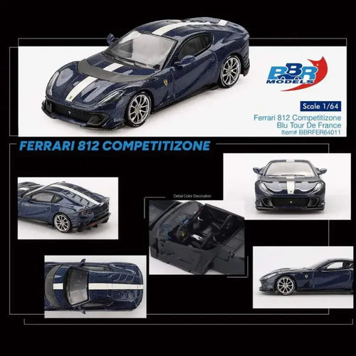BBR Ferrari 812 Competitizone Blu Tour De France