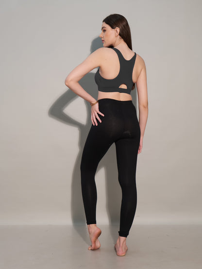 Zipper Sports Cotton Bra (Pack Of 3)