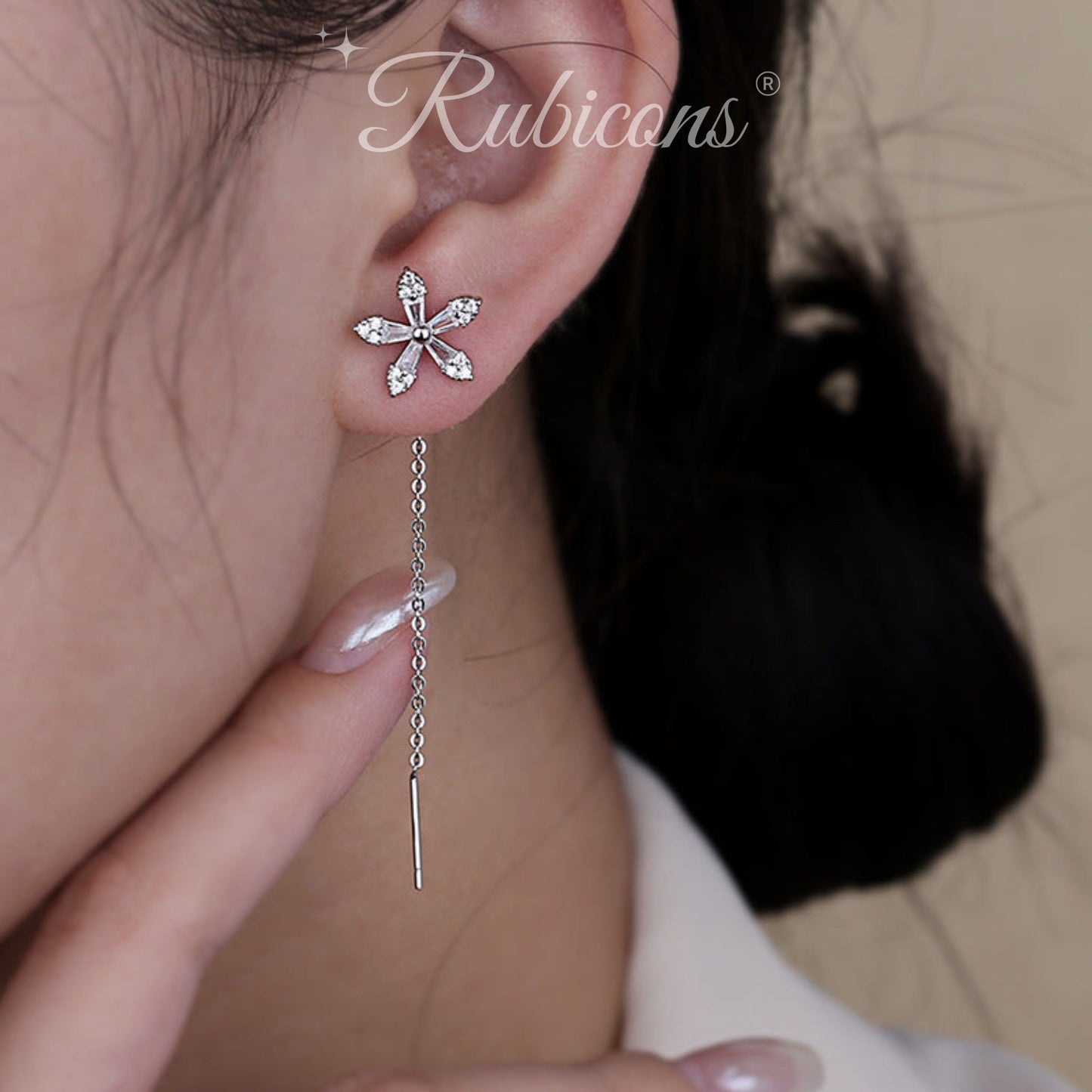 Crystal Blossom Earrings