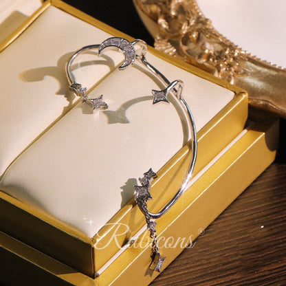 Crystal Moonstar Earrings (PAIR)