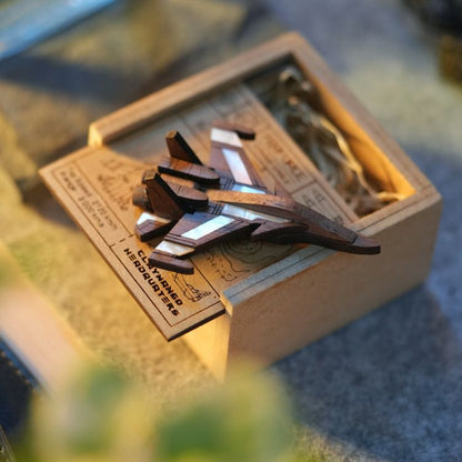 SUKHOI SU-30MKI Mother of Pearl Wooden Brooch - The Master