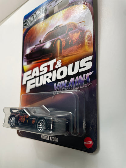 Hot Wheels 1/64 Fast And Furious Villains Honda S2000 Black