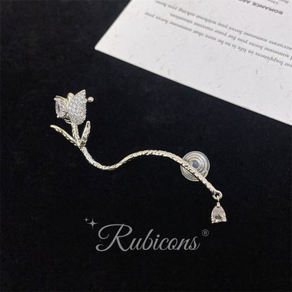 French Rose Ear Cuff (PAIR)