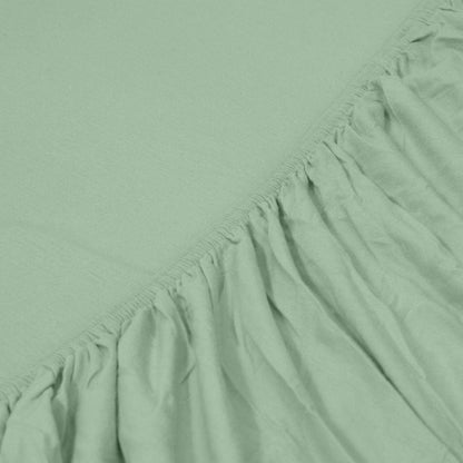 Fitted Bedsheet - Single/Green