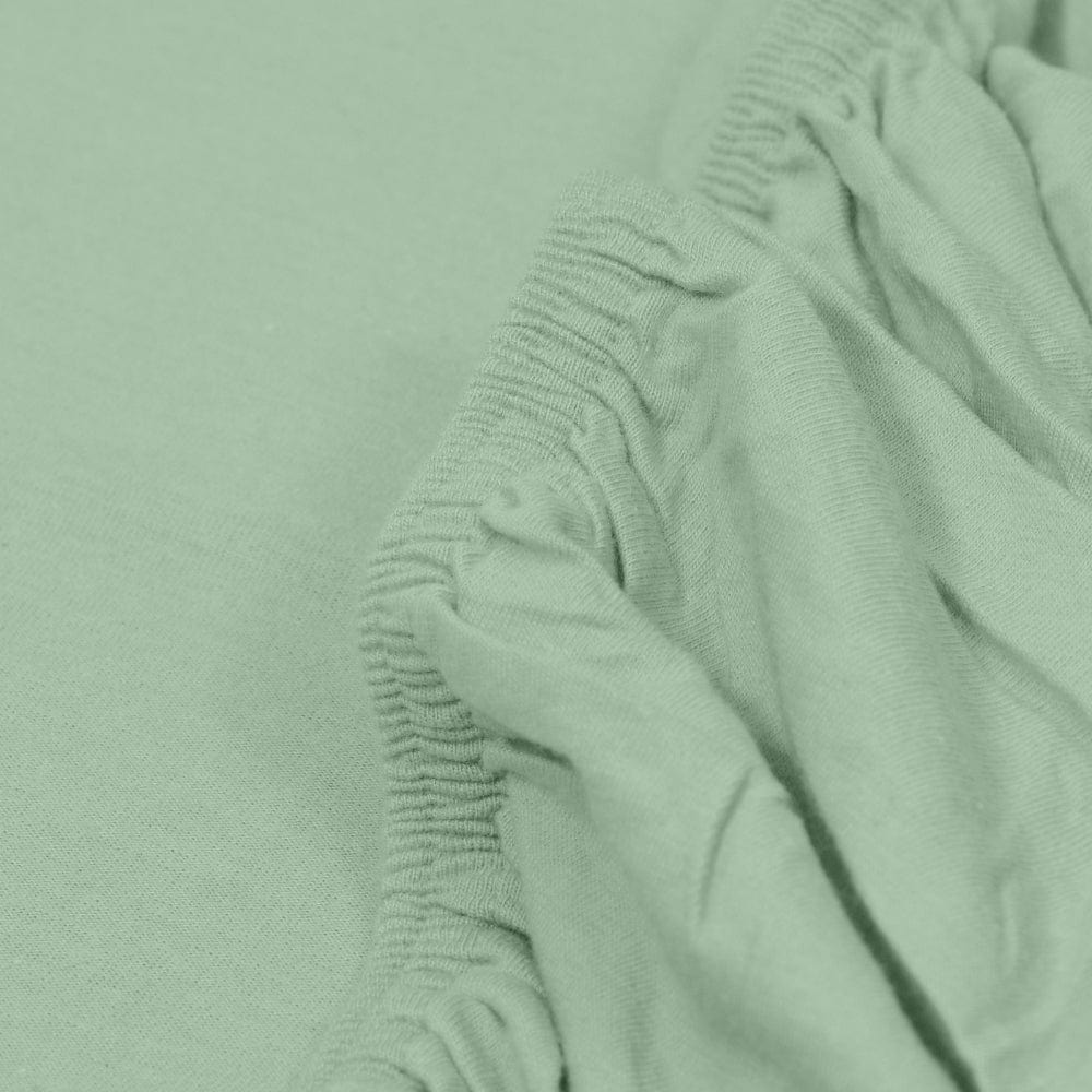 Fitted Bedsheet - Single/Green