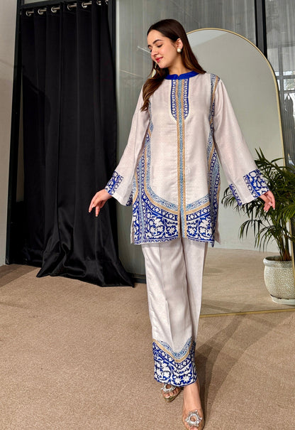 Mist And Sky Kurta Set