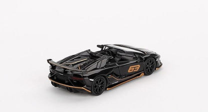 Lamborghini Aventador Svj 63 Roadster Nero Aldebaran 1:64 Mini GT