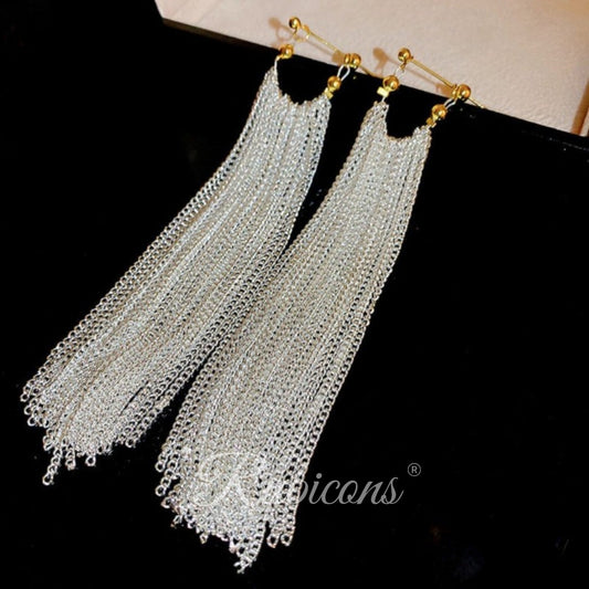 Galaxy Waterfall Tassel Earrings