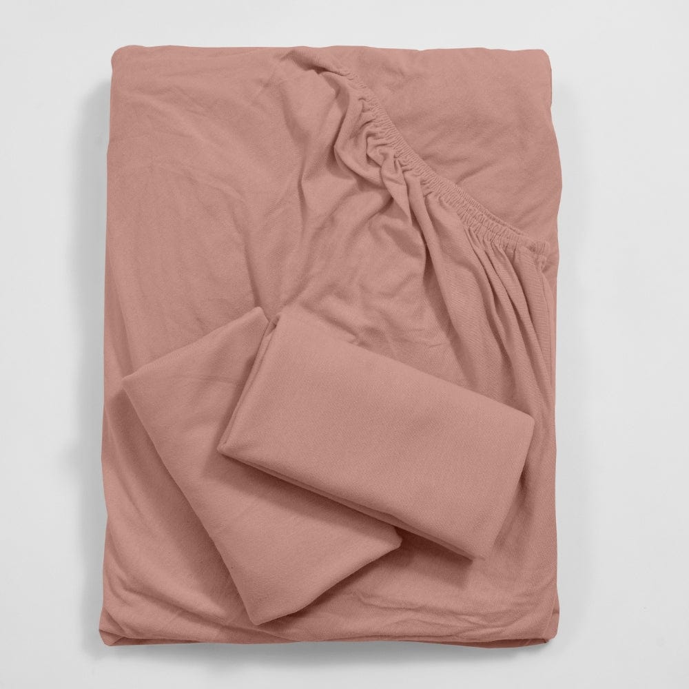 Fitted Bedsheet  - King/Pink