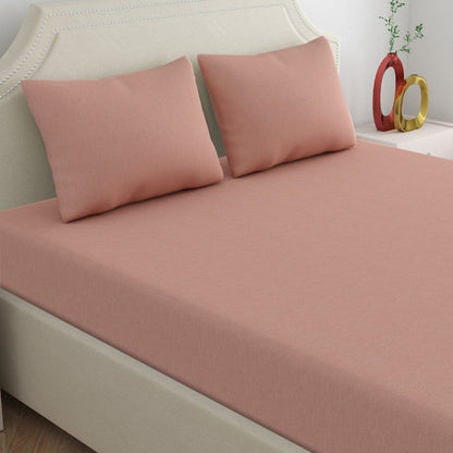 Fitted Bedsheet  - King/Pink