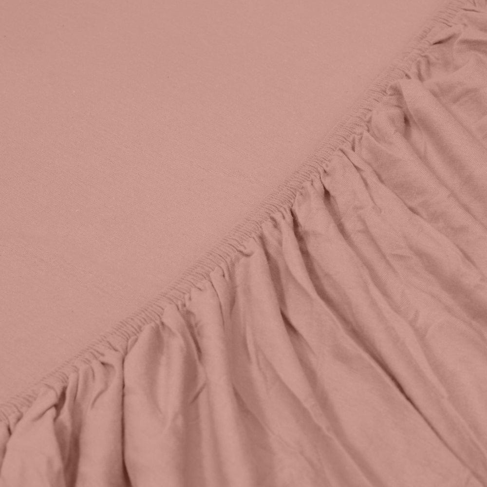 Fitted Bedsheet  - King/Pink