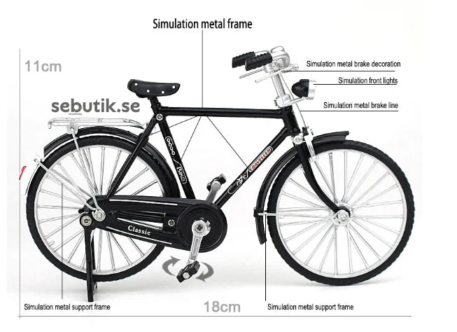 DIY Bicycle Model Scale Toy