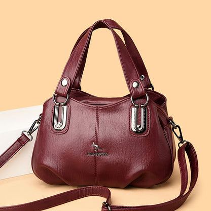 Elegante Luxe Women’s Boston Bag – Stylish Shoulder & Crossbody Handbag