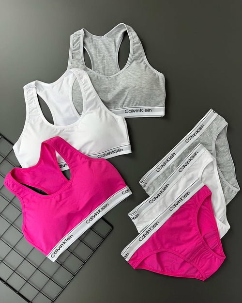 3 Bras + 3 Panties Combo