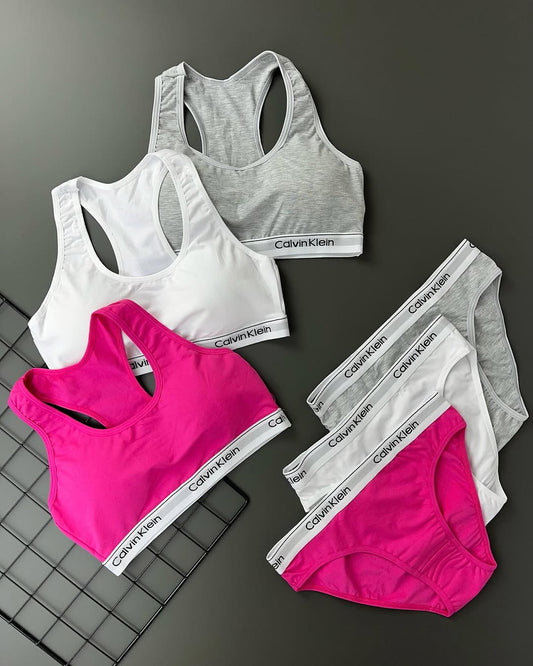 3 Bras + 3 Panties Combo