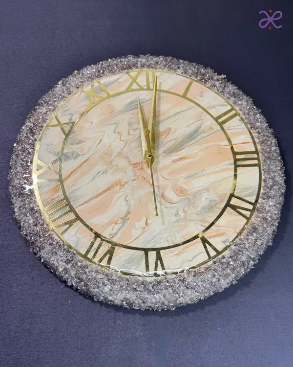Crystal Edge Roman Wall clock