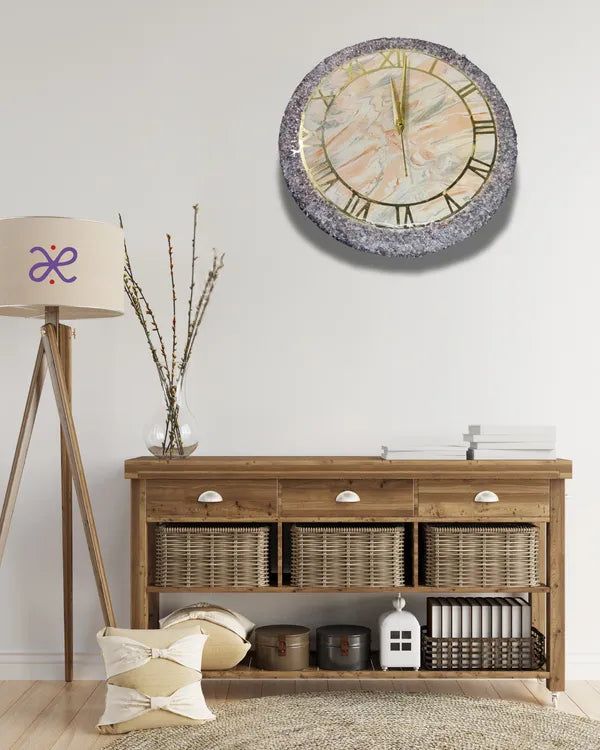 Crystal Edge Roman Wall clock