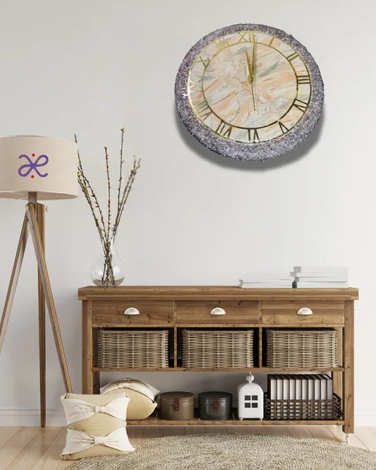 Crystal Edge Roman Wall clock