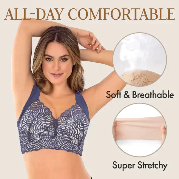 🔥Lift Stretch Full Shape Seamless Lace Bra (3 PCS)