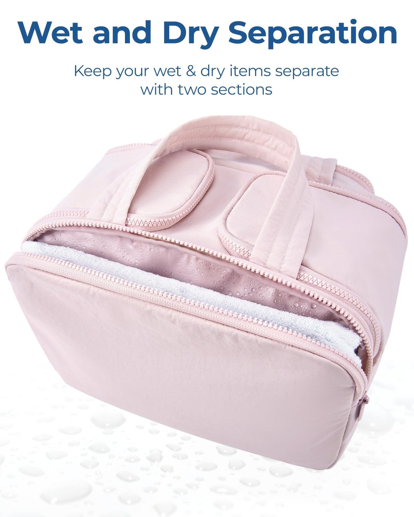 Fierce-Green 4-in-1 Travel Toiletry Bag