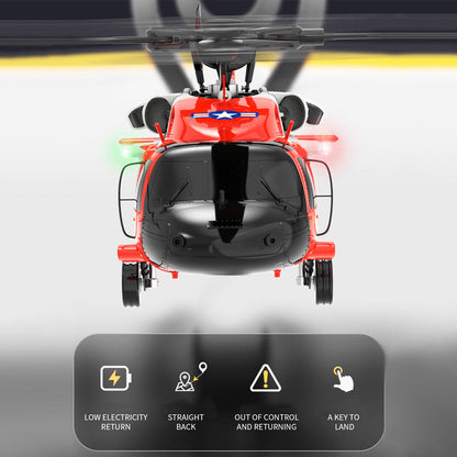 YU XIANG YXZNRC F09-S RC Helicopter 1/47 2.4G 6CH Brushless Direct Drive Model