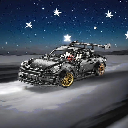 Black High-Precision Assembly Toy Car Model of The Bull Demon King