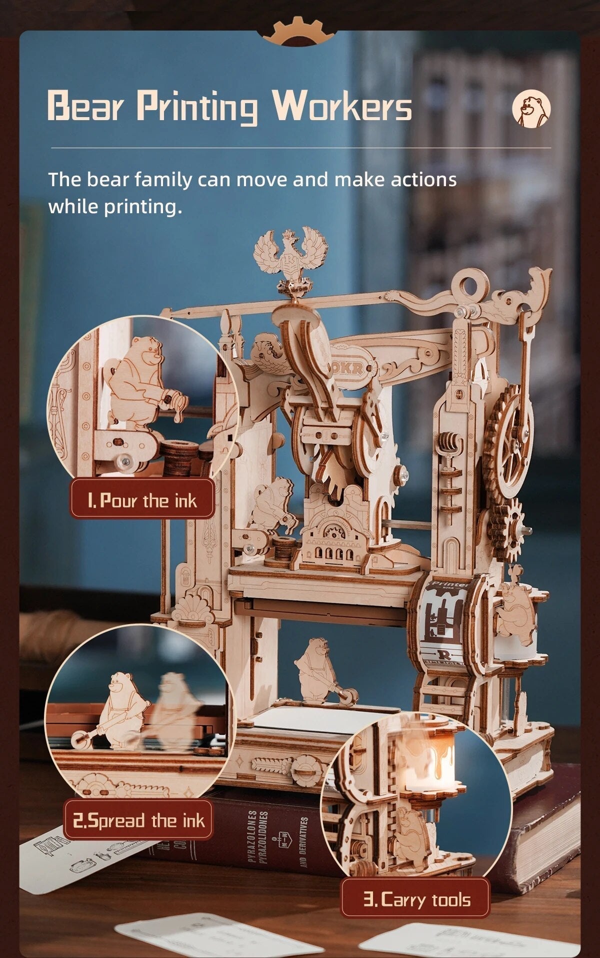 Christmas Dream Gift Factory DIY Music Box