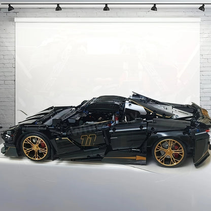 Super Sports Car Model High Difficulty 3D Adult Large Quantity Building Blocks