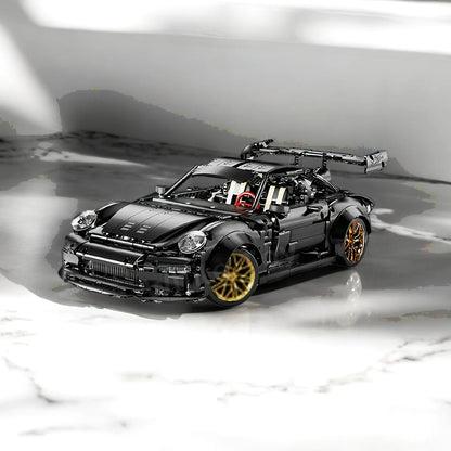 Black High-Precision Assembly Toy Car Model of The Bull Demon King