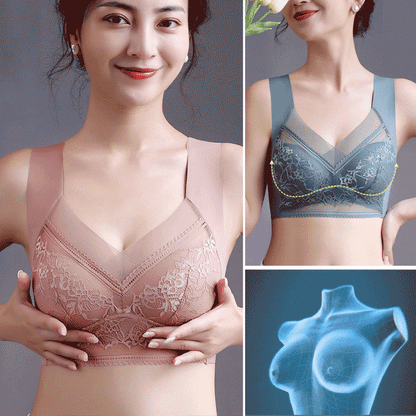 Women’s lace ice silk bra Pack Of 4