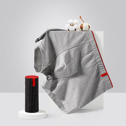 Cellulose Strip Design Boxer| High-Quality Pack Of 4