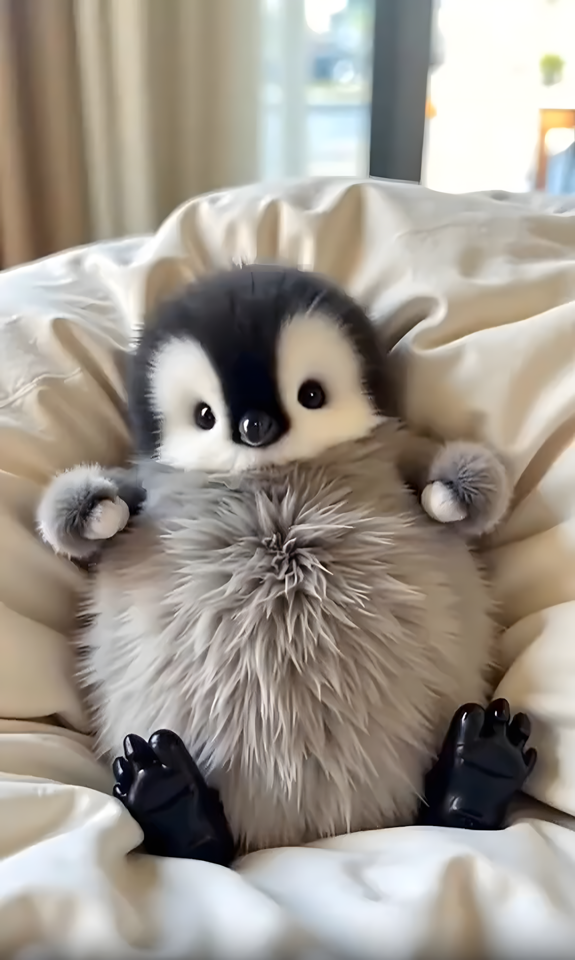 Realistic Baby Penguin Doll