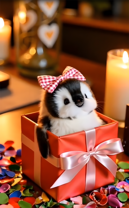 Realistic Baby Penguin Doll