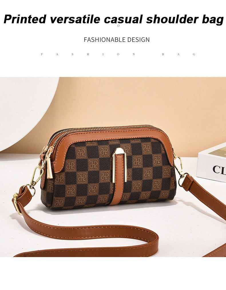 Printed Versatile Casual Shoulder Bag