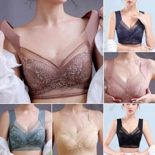 Women’s lace ice silk bra Pack Of 4