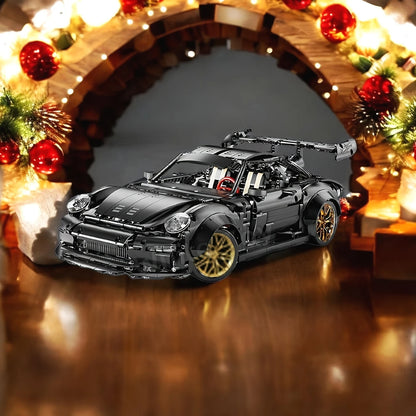 Black High-Precision Assembly Toy Car Model of The Bull Demon King