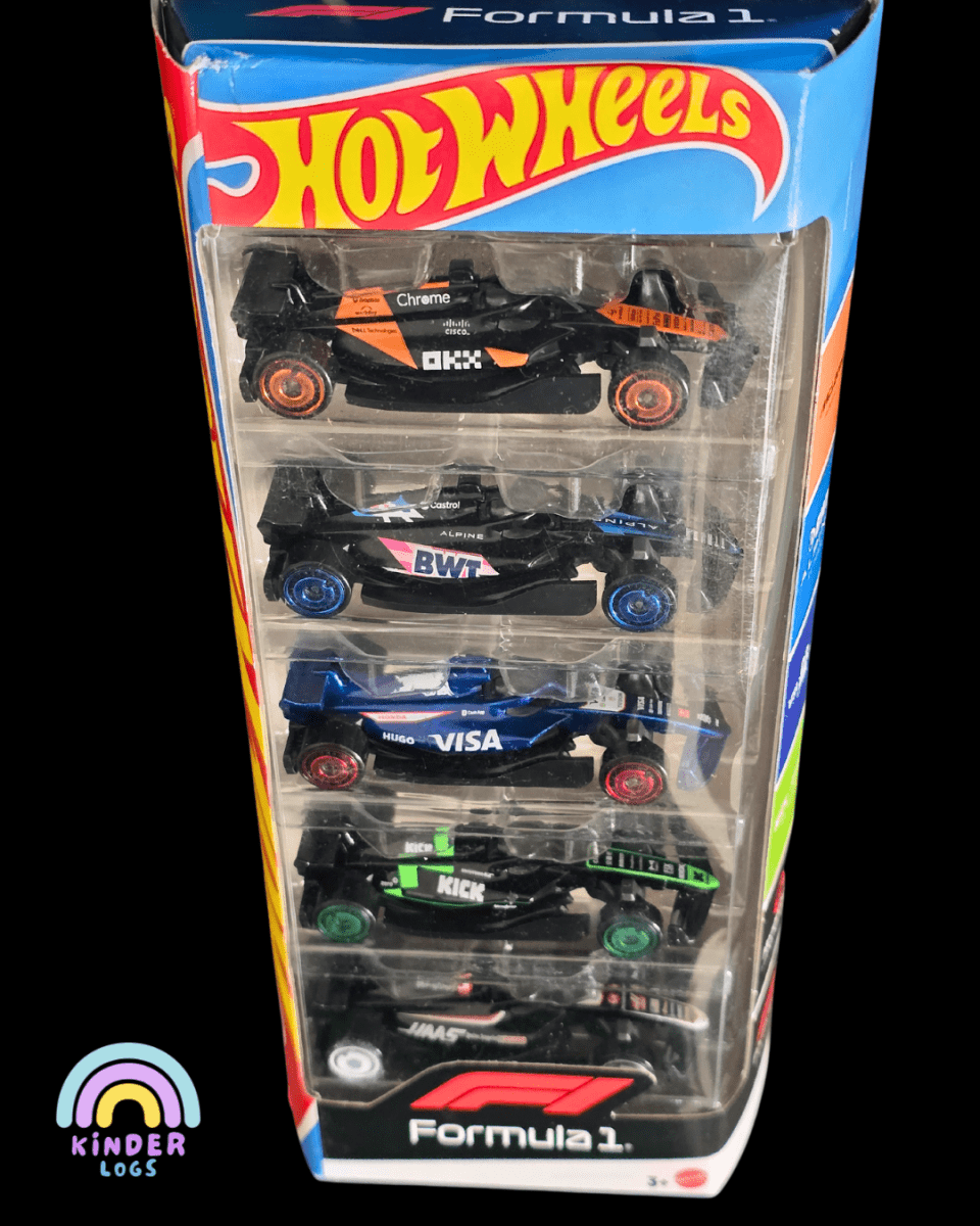 Hot Wheels 'Formula 1 Team' 5 Cars Pack (Imported)