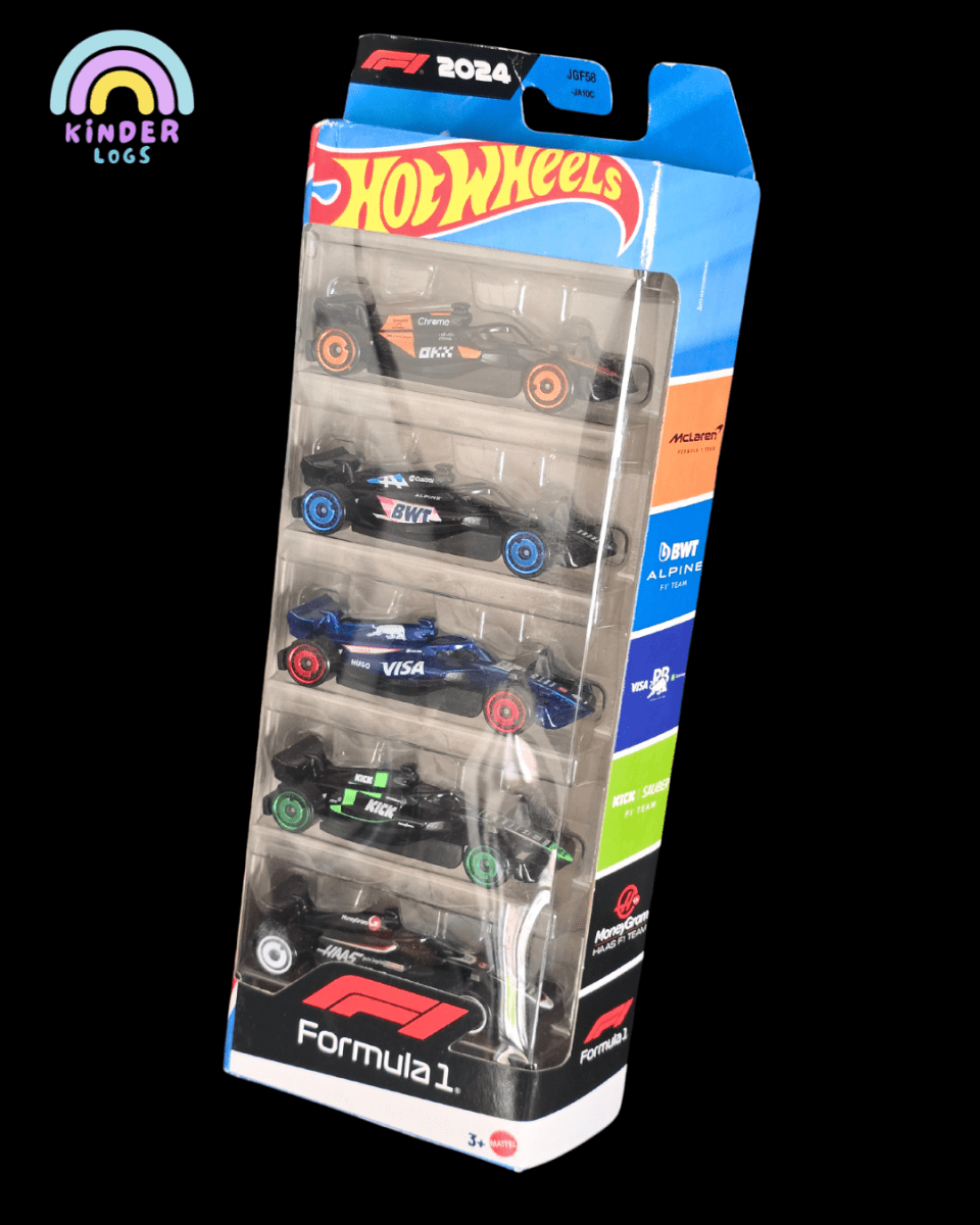 Hot Wheels 'Formula 1 Team' 5 Cars Pack (Imported)