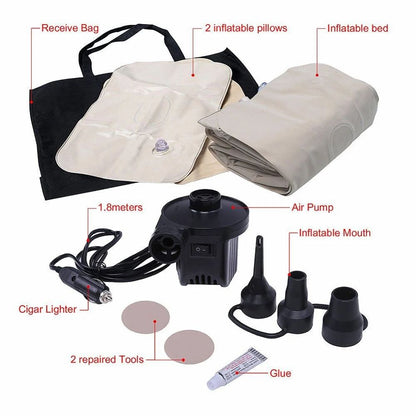 Quiver Car Travel Bed Mattress with 2 Air Pillows