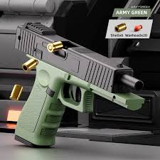 Automatic Shell Ejection Soft Bullet Pistol (Works Without Loading)