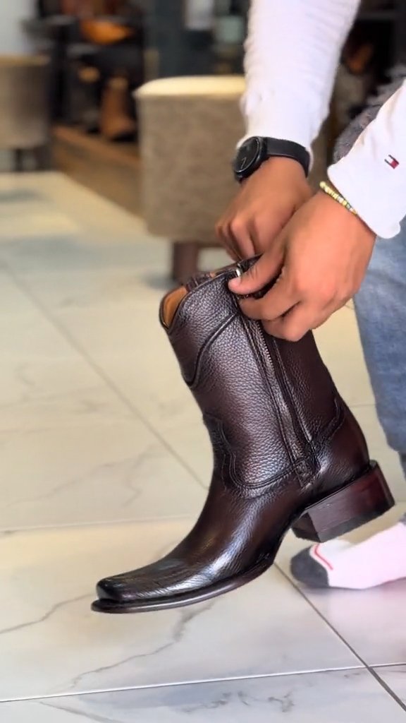 Original Deerskin Cowboy Boots
