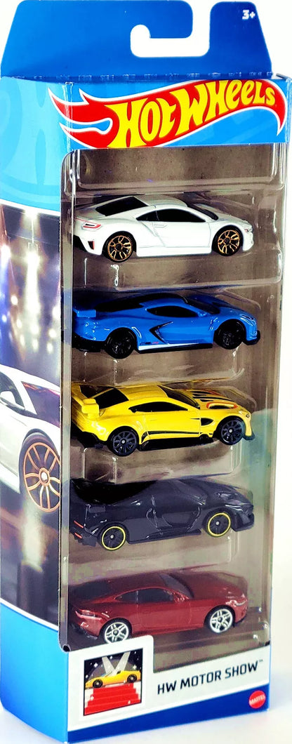 Hot Wheels HW Motor Show 5 Pack Set