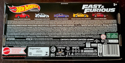 Hot Wheel Fast & Furious Premium Bundle Box Set R33 S15 Jetta F-150 Maxima
