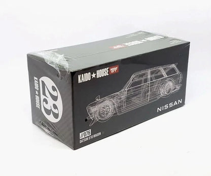 KAIDO HOUSE x Mini GT 076 Datsun KAIDO 510 Wagon CARBON FIBER V3 New
