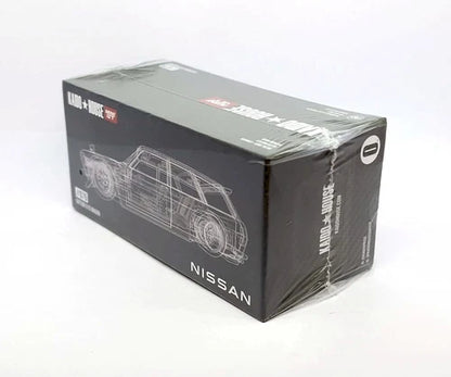 KAIDO HOUSE x Mini GT 076 Datsun KAIDO 510 Wagon CARBON FIBER V3 New