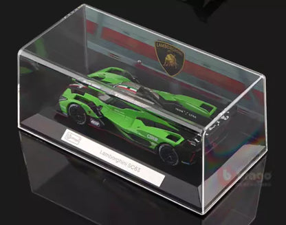 Bburago 1:43 Lamborghini SC63 Diecast Model Racing Car New in Box