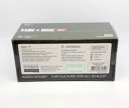 KAIDO HOUSE x Mini GT 076 Datsun KAIDO 510 Wagon CARBON FIBER V3 New