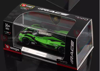 Bburago 1:43 Lamborghini SC63 Diecast Model Racing Car New in Box